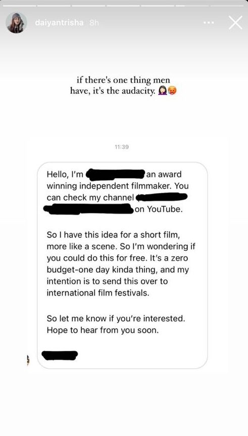 Daiyan Terima DM