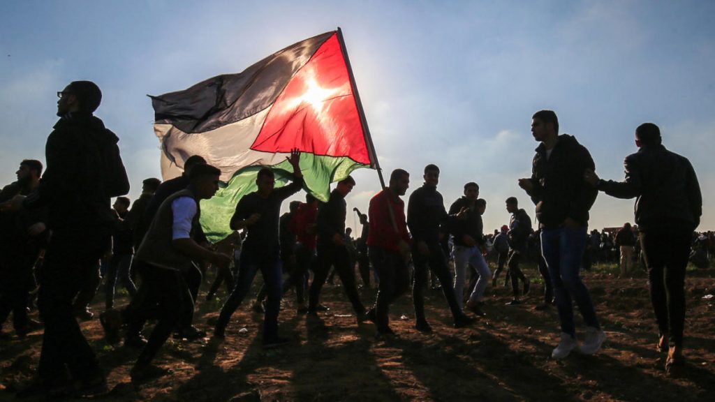 PALESTINIAN-ISRAEL-CONFLICT-UNREST-BORDER-DEMO