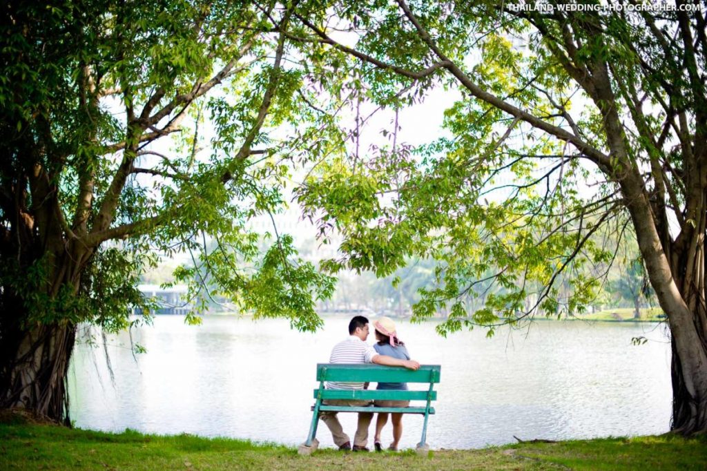 Wachirabenchatat Park Rod Fai Park Bangkok Thailand Wedding Photography