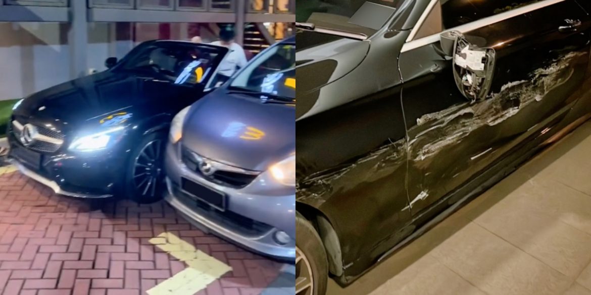Mercedes-Benz C180 Cabriolet dan Perodua Myvi