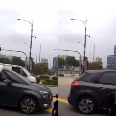 Rider marah selepas dihon berhenti petak kuning