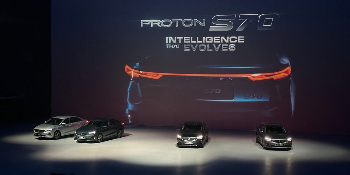 Proton S70 dilancarkan dengan 4 varian, harga bermula RM73,800
