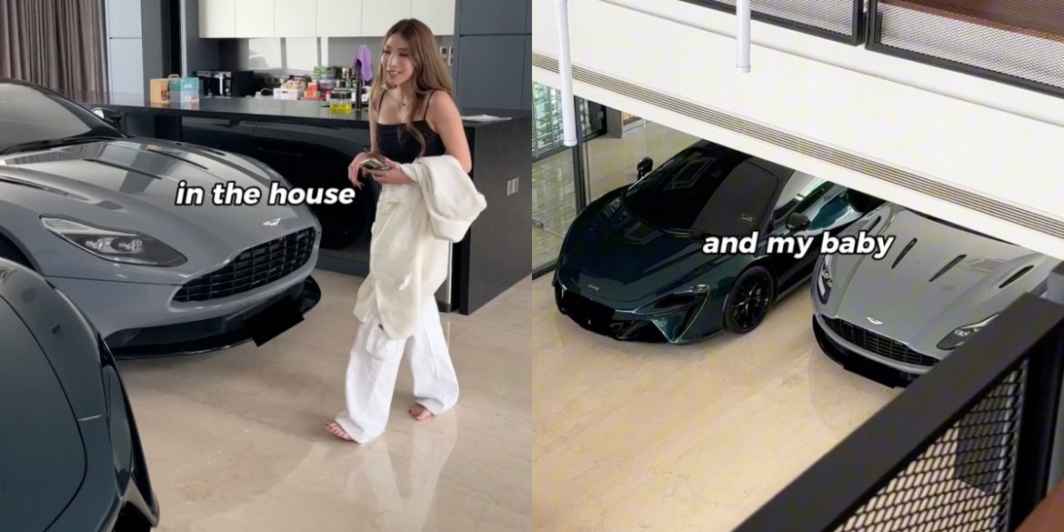 Simpan Koleksi 'Supercar' Di Ruang Tamu, Vila Mewah Wanita Ini Raih Perhatian Netizen