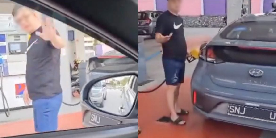 'Claim' Dirinya Orang Malaysia, Pemilik Kereta Singapura Kena 'Sound' Isi RON95