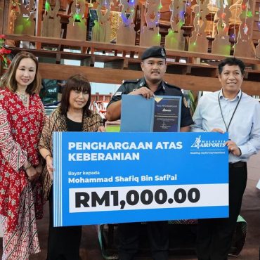 Hargai Keberanian Mohammad Shafiq, Malaysia Airports Sumbang RM1,000