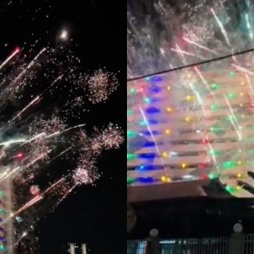 Setiap Rumah Hantar Satu Wakil, Netizen Kagum Lihat Satu Flat Sepakat Main 'Mercun Das'