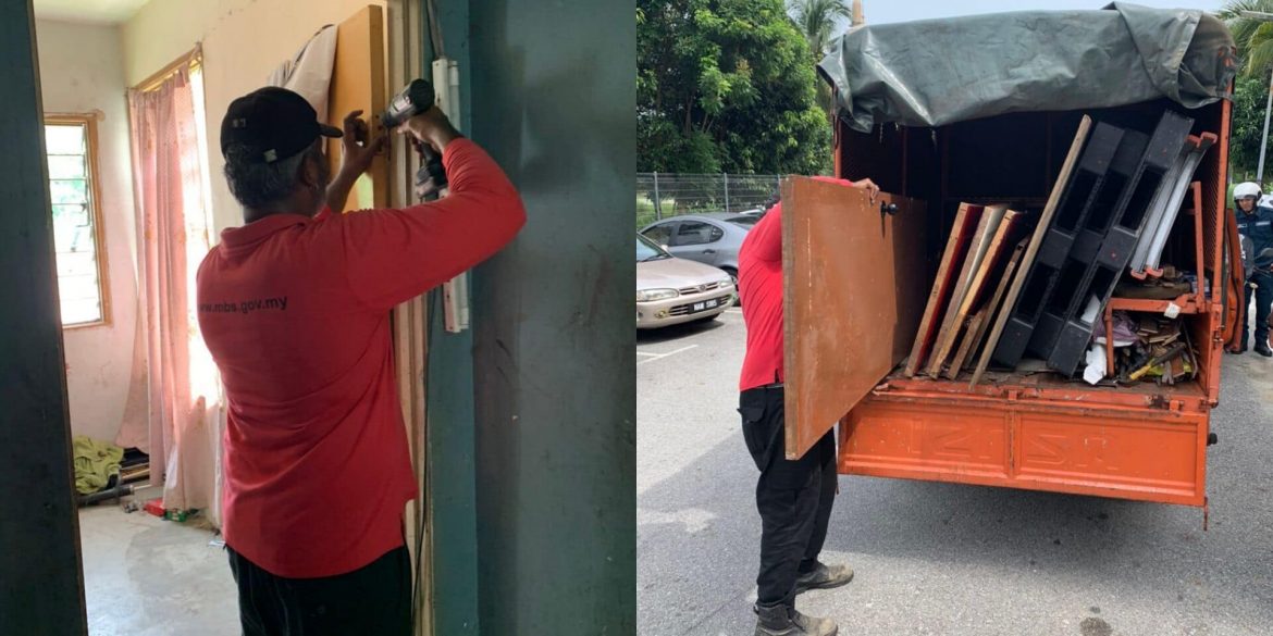 Tertunggak Lebih RM15,000 Sejak Tahun 2023, MBS Cabut Pintu Rumah Penyewa PPR