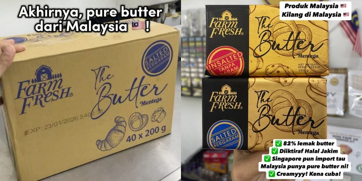 'Akhirnya Buatan Malaysia' – Ramai Teruja Farm Fresh Jual Mentega