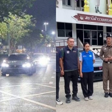 Polis Thailand 'Sekolahkan' Pemandu Civic Type R, Mercedes Dari Malaysia Hormati Undang-Undang Jalan Raya