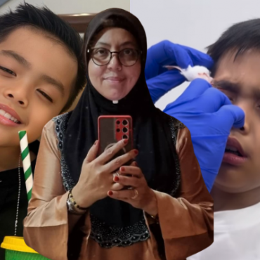 Cucu Cedera Di Bahagian Kening, Ibu Aliff Aziz Titip Doa Buat Ayden Adrean