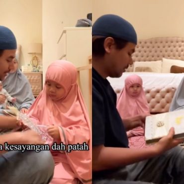 Ryzal Ibrahim Akui Terlepas Pandang Isu Letak Al-Quran, Netizen Puji Usaha Mendidik Anak