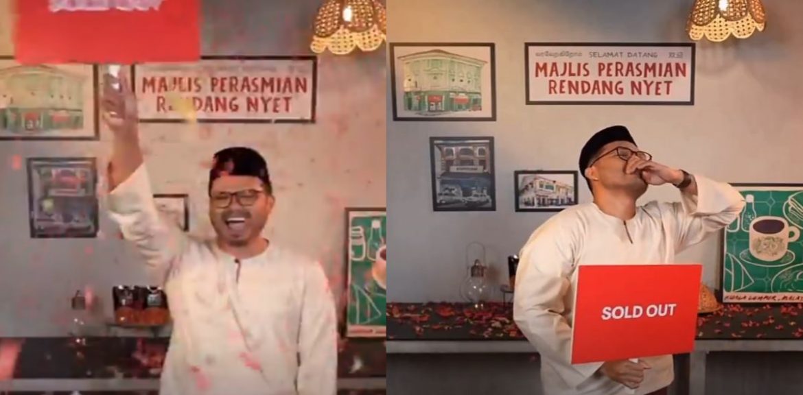 Khairul Aming Hilang Kata Kata, Berjaya Raih RM1.2 Juta Dalam Masa Setengah Minit Jual 70,000 Rendang Nyet