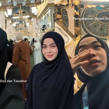 [VIDEO] Wani Kayrie Sebak Dapat Solat Sebelah Mimbar Nabi, Rezeki Jumpa Pengawal Baik Dalam Raudhah