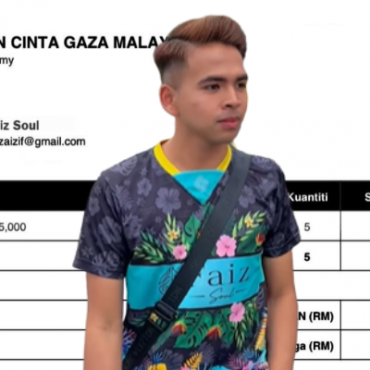 Faiz Aizif Sumbang RM25,000 Kepada Tabung Gaza – ‘Tidak Kutip Duit Sesiapa, Hasil Berniaga’