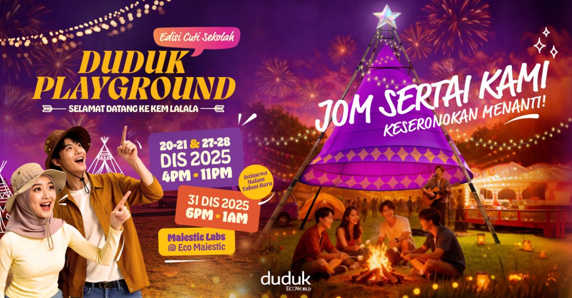 Tak Tahu Nak Ke Mana Cuti Ni? Jom Ke DUDUK PLAYGROUND, Banyak Aktiviti Best!