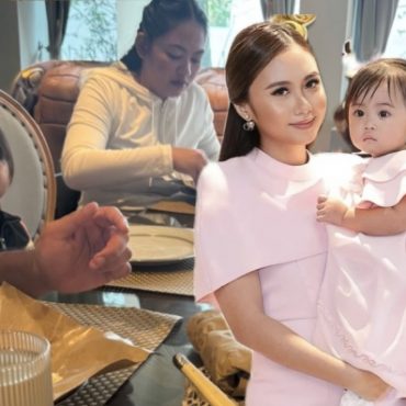 Intan Najuwa Tunai Janji, ‘Terbangkan’ Keluarga Pembantu Dari Filipina Ke Kuala Lumpur Sambut Krismas