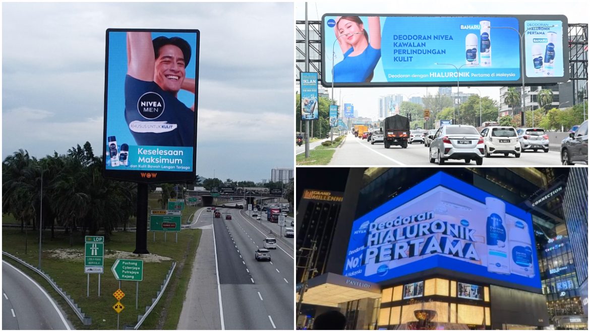 [Video] DOOH NIVEA Derma Control ‘Take Over’ Malaysia, Ramai Teruja!