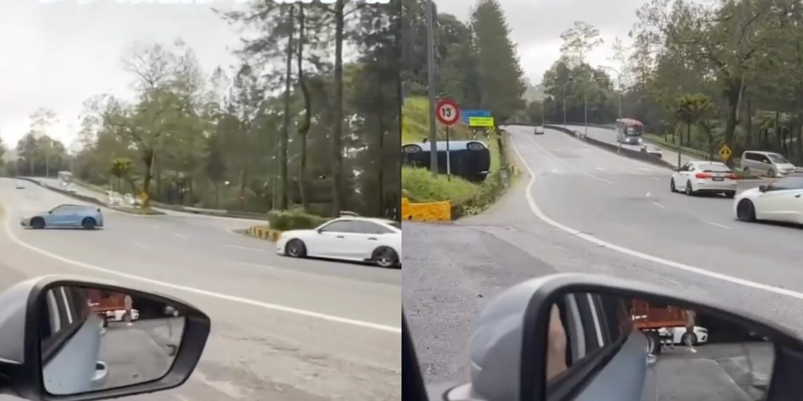 Pemandu Buat Laporan Hilang Kawalan & Terbabas, Polis Jumpa 'Bukti' Honda Dipandu Melulu Di TikTok