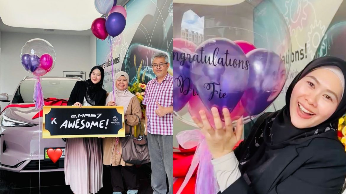 Dr Fie Beli Kereta Proton e.Mas 7, Catatan Ibu Raih Perhatian – ‘Lepaskan Apa Yang Telah Pergi, Yang Lebih Baik Menanti’