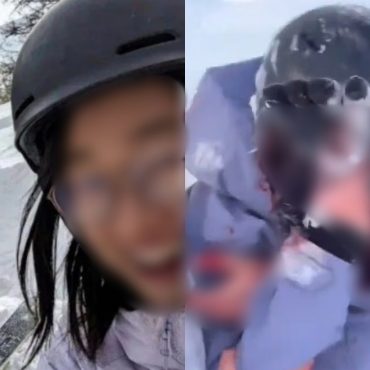 Padah Selfie Dengan Harimau Bintang Salji, Pelancong Wanita 'Hilang Muka'
